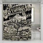 skateboard thrasher shower curtains 0