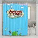 sky adventure time with finn and jake shower curtains 0