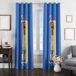 slam dunk nba logo player window curtain 0