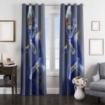slow exposure of football player nfl window curtain 0
