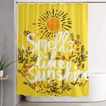 smells like sunshine shower curtain 0