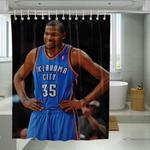 smile oklahoma city player nba shower curtains 0