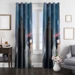 smoke futuristic blade runner 2049 window curtains 0