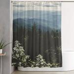 smoky mountains nature photography shower curtain 0