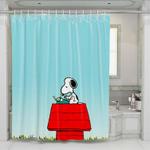 snoopy cartoon network shower curtains 0