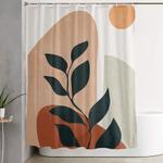 soft shapes ii shower curtain 0