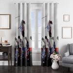 solid team nhl window curtain 0