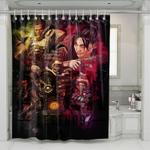space of apex legends characters shower curtains 0
