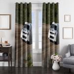 speed of car racing window curtain 0