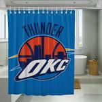 speed thunder oklahoma city shower curtains 0