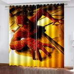 spider man curtains blackout window drapes 0