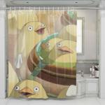 spiried away animal cute scene shower curtains 0