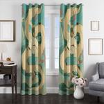 spiried away haku dragon window curtains 0