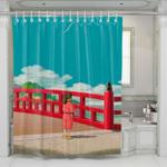 spirited away good place shower curtains 0