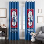 square logo philadelphia 76ers window curtain 0