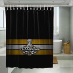 stainley cup champions boston bruins shower curtains 0