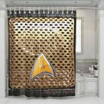 star trek communicator 1 shower curtains 0
