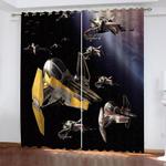 star wars curtains blackout window drapes room decoration 0
