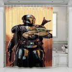 star wars the mandalorian 4 shower curtains 0
