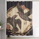 starlings shower curtain 0