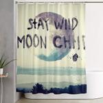 stay wild shower curtain 0