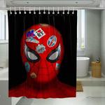 sticker tom holland spiderman far from home shower curtains 0