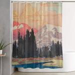 storms over keiisino shower curtain 0
