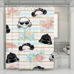 stormtrooper darth vader cute shower curtains 0