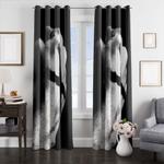 straight edge icon hand window curtains 0