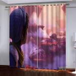 strange world curtains pattern blackout window drapes 0