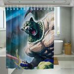street fighter x tekken king shower curtains 0