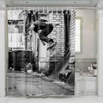 street skateboarding shower curtains 0