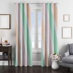 stripes pastel grunge window curtain 0