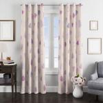 stroke and solid of hearts window curtain 0