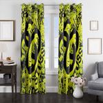 stussy yellow logo window curtains 0