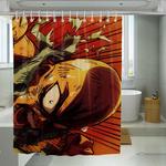 style comic manga saitama sensei shower curtains 0