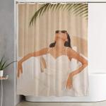 summer heat shower curtain 0