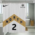sun life north nba shower curtains 0