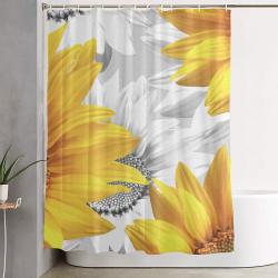 Sunflower Bouquet Decor Buyart Shower Curtain Set For Bathroom Decor Gift For Friends