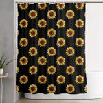 sunflower shower curtain 0