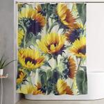 sunflowers forever shower curtain 0