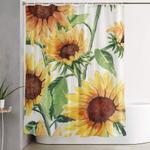 sunflowers shower curtain 0