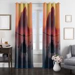 sunset kong skull island window curtains 0