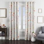 sunset stars orange and yellow window curtain 0