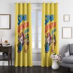 super adventure bross window curtains 0