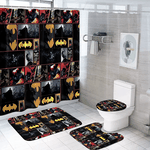 super hero batman bathroom sets shower curtain sets 0
