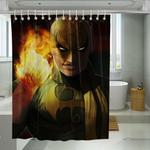 super hero iron fist art shower curtains 0