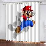 super mario curtains cosplay blackout window drapes 0