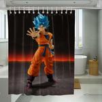 super saiyan goku dragon ball shower curtains 0