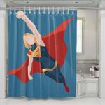 supergirl dc comics shower curtains 0